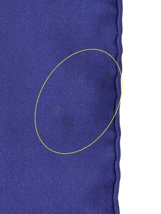 Hermes Scarf Carre 90 ART Des Steppes Step Silk Navy Multicolor - Picture 9 of 11